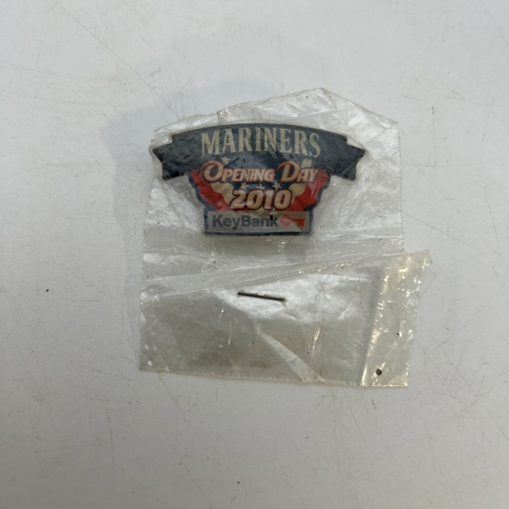2010 MLB Seattle Mariners Opening Day Key Bank Lapel Pin